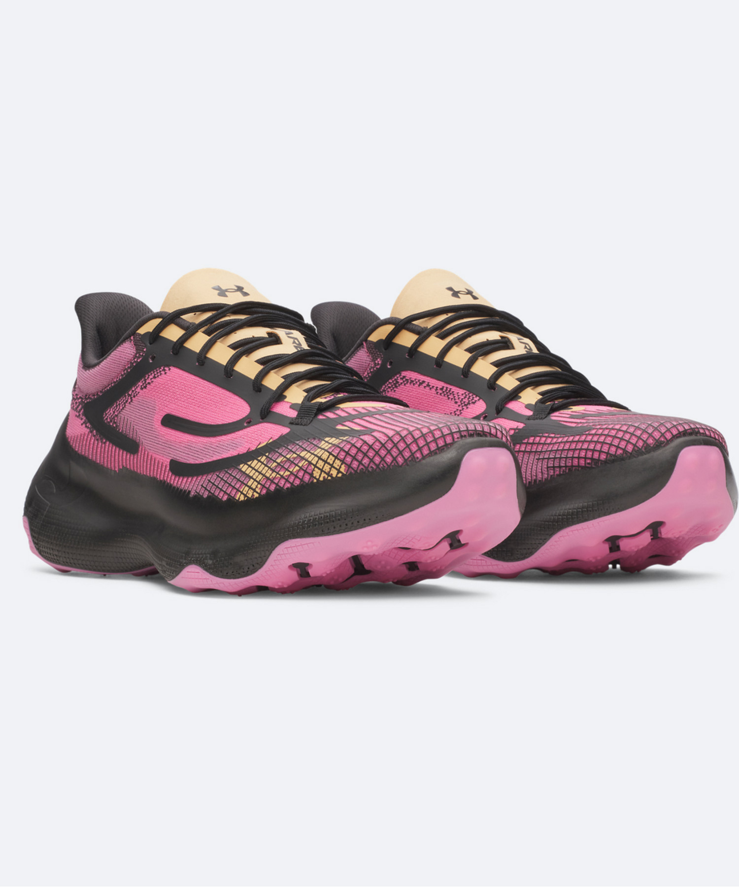 UAフレア（ライフスタイル/UNISEX） Black / Pink Frenzy(003)