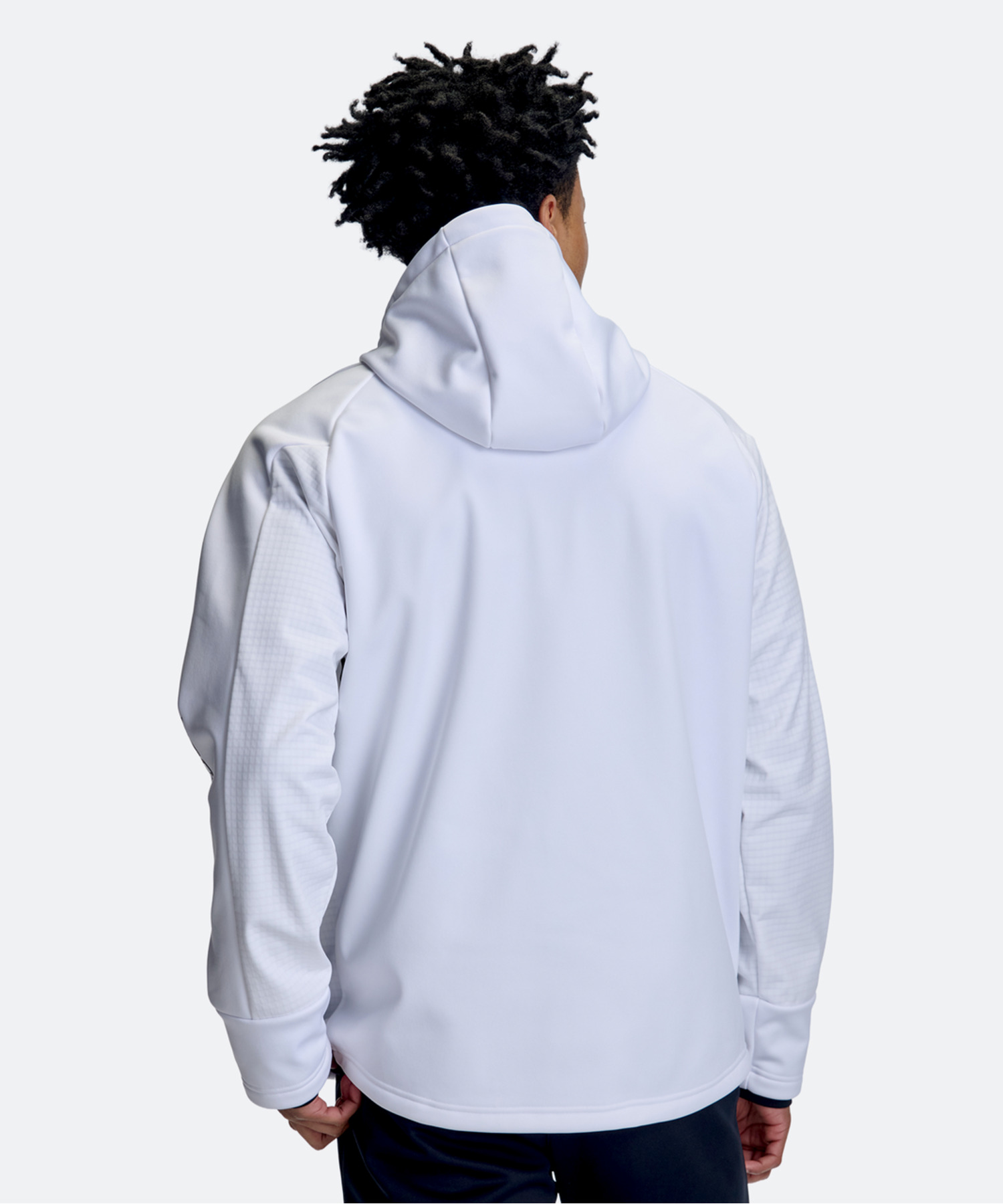 UAウインターニット 3レイヤー フルジップ フーディー（トレーニング/MEN） White(100)