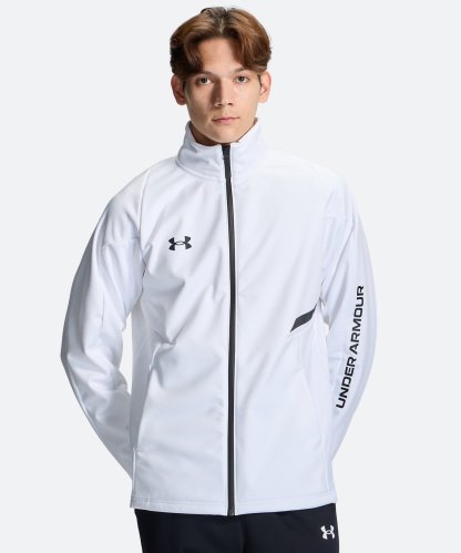 UAウインターニット 3レイヤー フルジップ ジャケット（トレーニング/MEN） White(100)