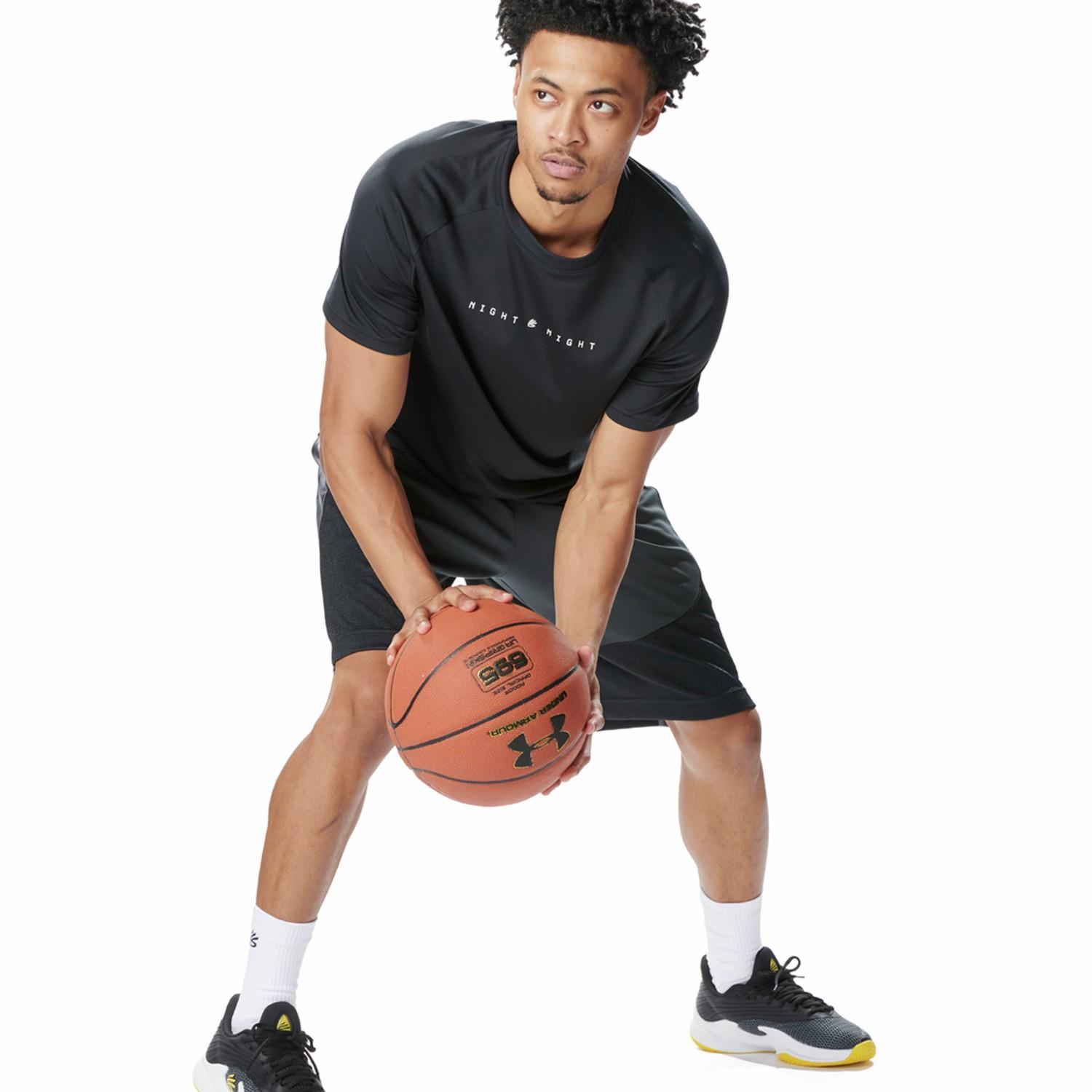 【UNDER ARMOURウェア】 アンダーアーマーウェア M CURRY SPLASH SHORTS ショートパンツ 6009771 016ANC/BLK/LMY 016ANC/BLK/LMY