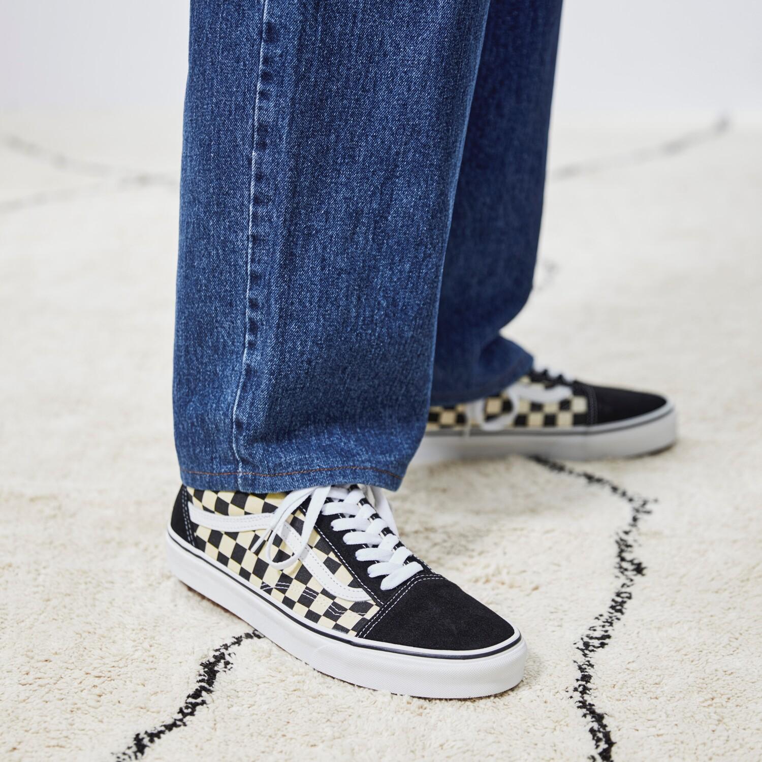 【VANS】 ヴァンズ OLD SKOOL DX オールドスクールDX V36CL+ M.BLACK BLK/WHT CHECK