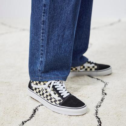 【VANS】 ヴァンズ OLD SKOOL DX オールドスクールDX V36CL+ M.BLACK BLK/WHT CHECK