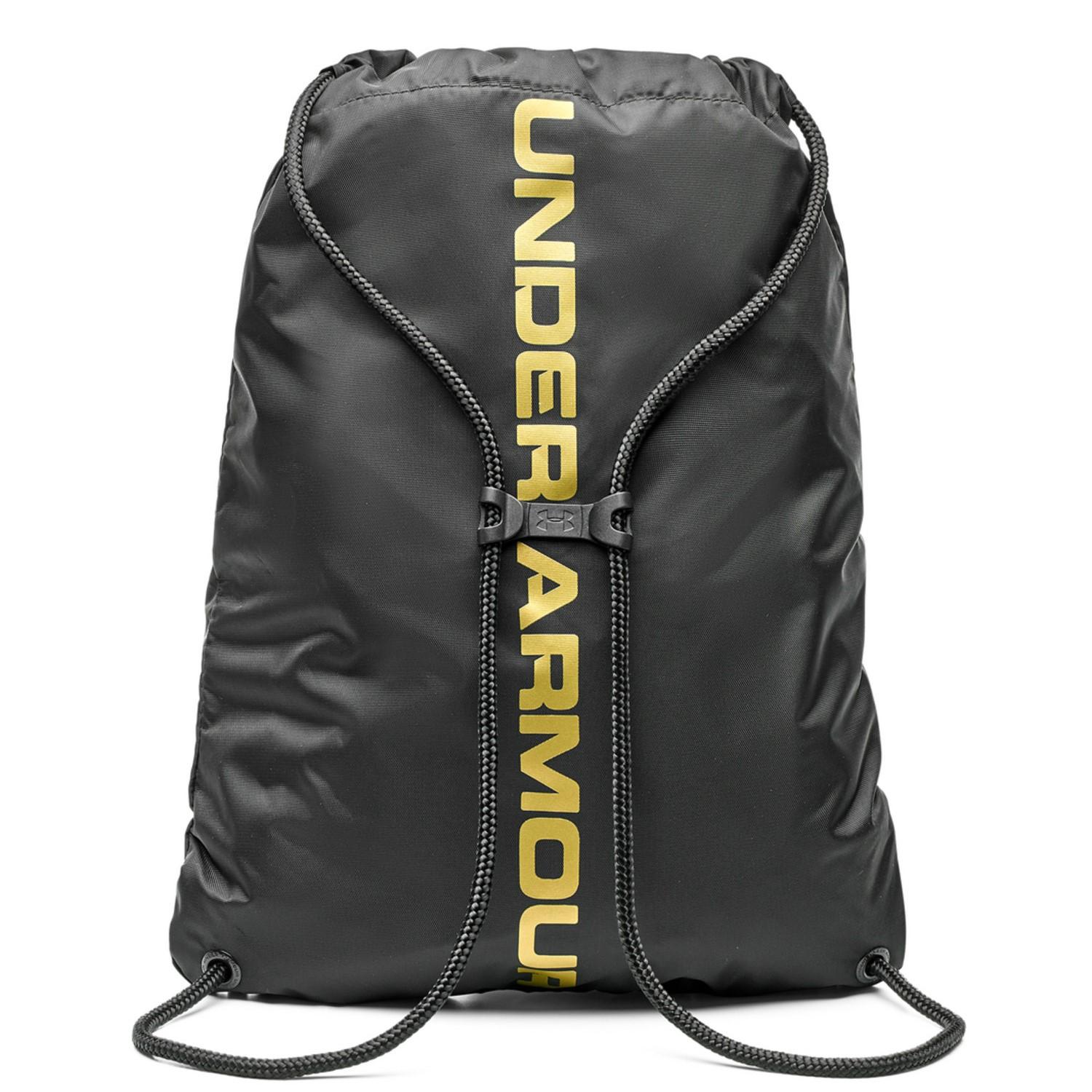 【UNDER ARMOUR】 アンダーアーマー OZSEE SACKPACK ジムサック 1240539 010BLK/MGD 010BLK/MGD