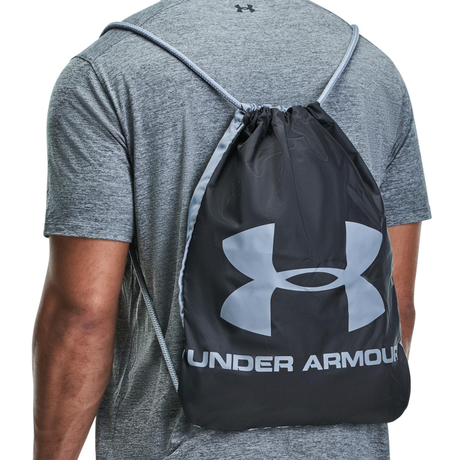 【UNDER ARMOUR】 アンダーアーマー OZSEE SACKPACK ジムサック 1240539 010BLK/MGD 009BLK/STL