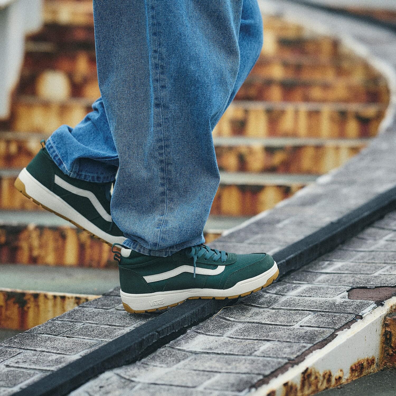 ≪VANS BOOTS SNEAKER≫ 【VANS】 ヴァンズ TYSON HI タイソンハイ V8615 RF FOREST.NGT/BLK GREEN/WHISPER