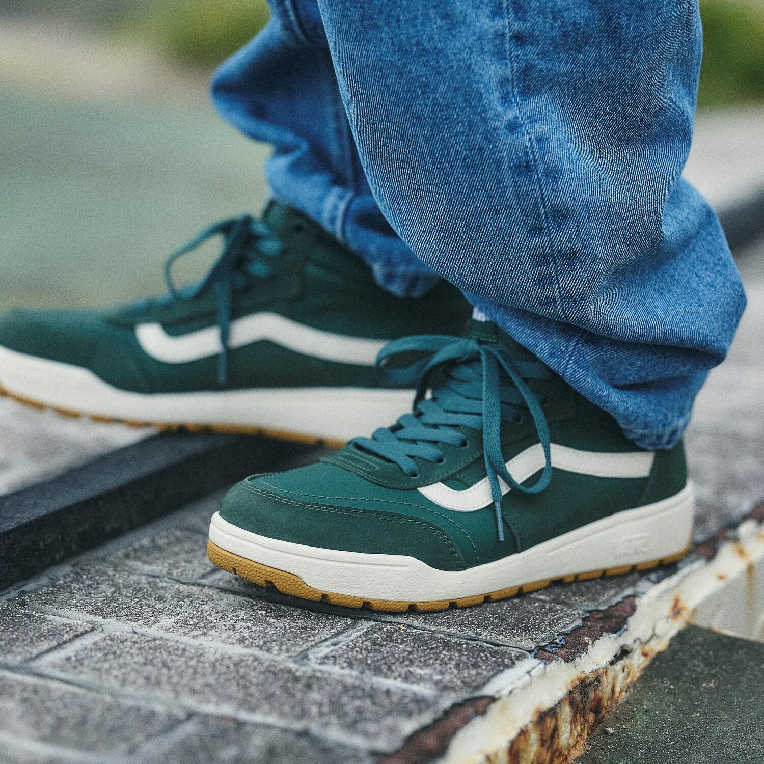 ≪VANS BOOTS SNEAKER≫ 【VANS】 ヴァンズ TYSON HI タイソンハイ V8615 RF FOREST.NGT/BLK GREEN/WHISPER