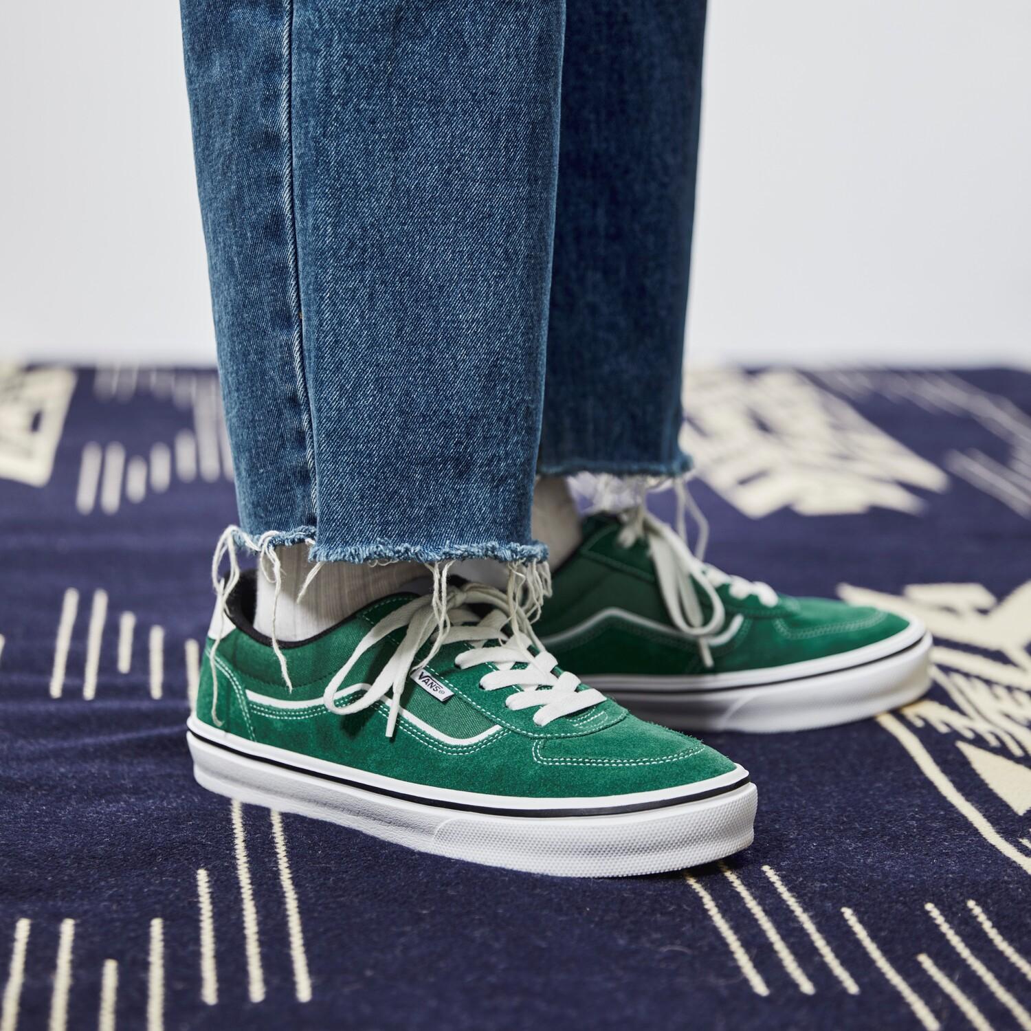 【VANS】 ヴァンズ MARVERICK マーベリック V3858 SC BLACK/WHITE GREEN/WHITE