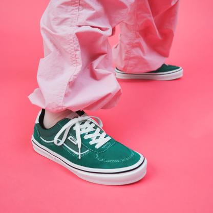 【VANS】 ヴァンズ MARVERICK マーベリック V3858 SC BLACK/WHITE GREEN/WHITE