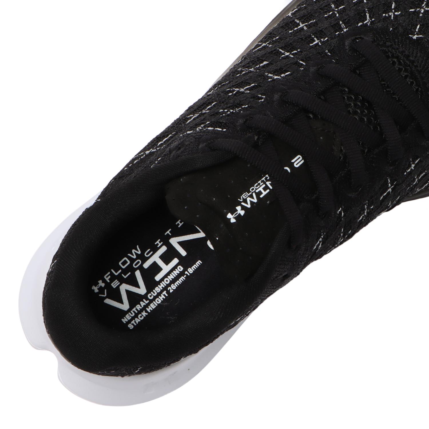 レディース 【UNDER ARMOUR】 アンダーアーマー W UA W FLOW Velociti Wind 2 フロー ベロシティ ウインド2 3024911 003BLK/BLK/WHT 003BLK/BLK/WHT