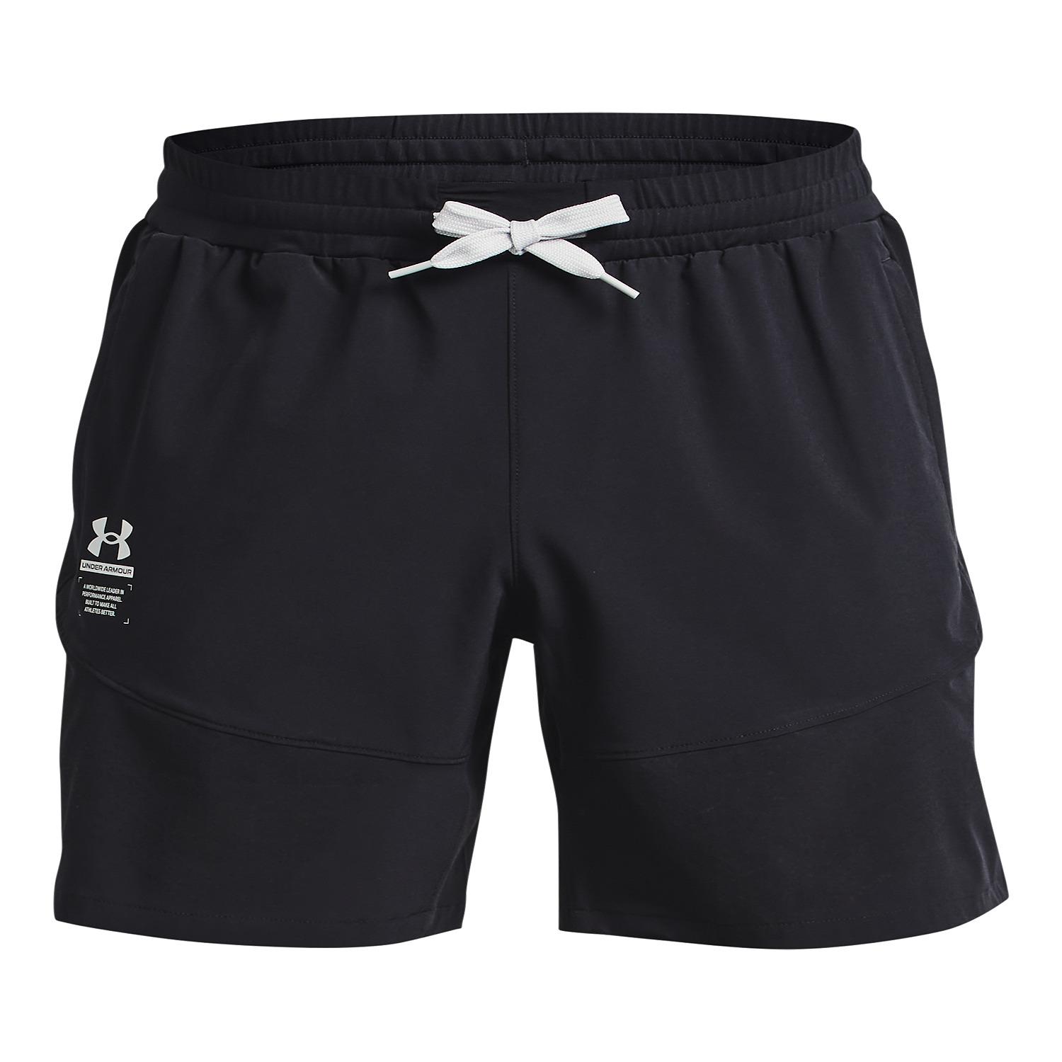 【UNDER ARMOURウェア】 アンダーアーマーウェア M UA ArM ourprint Woven Shorts ショートパンツ 1370416 001BLK/HGY 001BLK/HGY