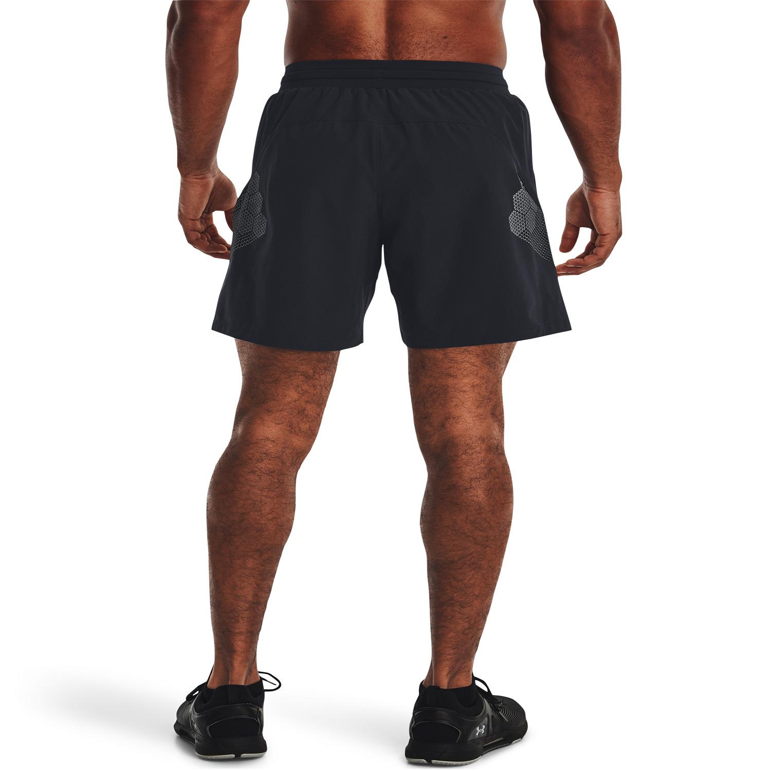 【UNDER ARMOURウェア】 アンダーアーマーウェア M UA ArM ourprint Woven Shorts ショートパンツ 1370416 001BLK/HGY 001BLK/HGY