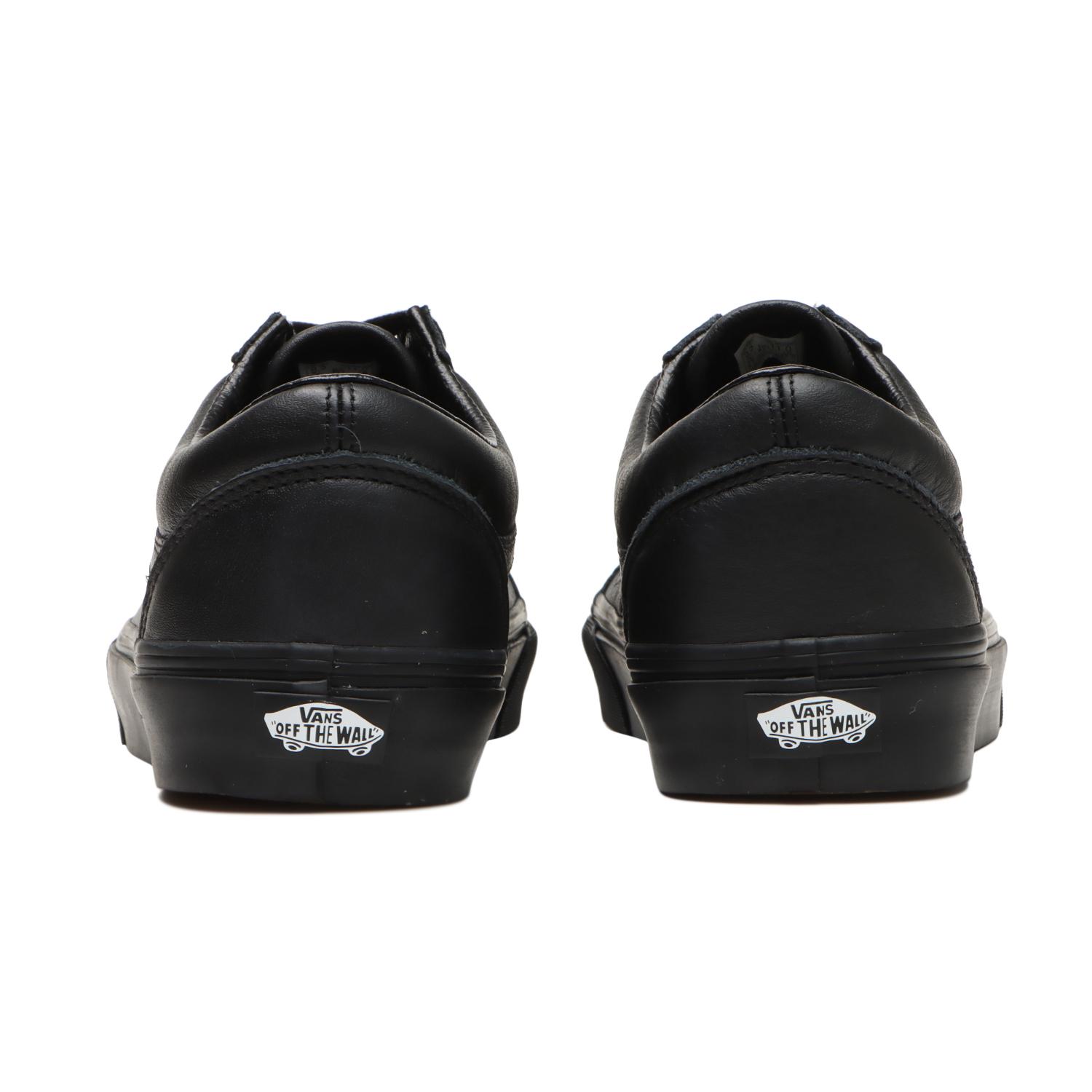 【VANS】 ヴァンズ OLD SKOOL オールドスクール VN0003Z6L3A (LEATHER) BLACK (LEATHER) BLACK