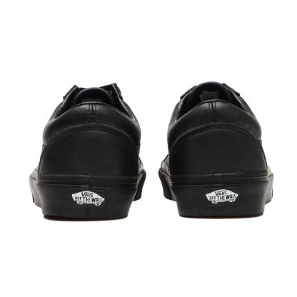 【VANS】 ヴァンズ OLD SKOOL オールドスクール VN0003Z6L3A (LEATHER) BLACK (LEATHER) BLACK