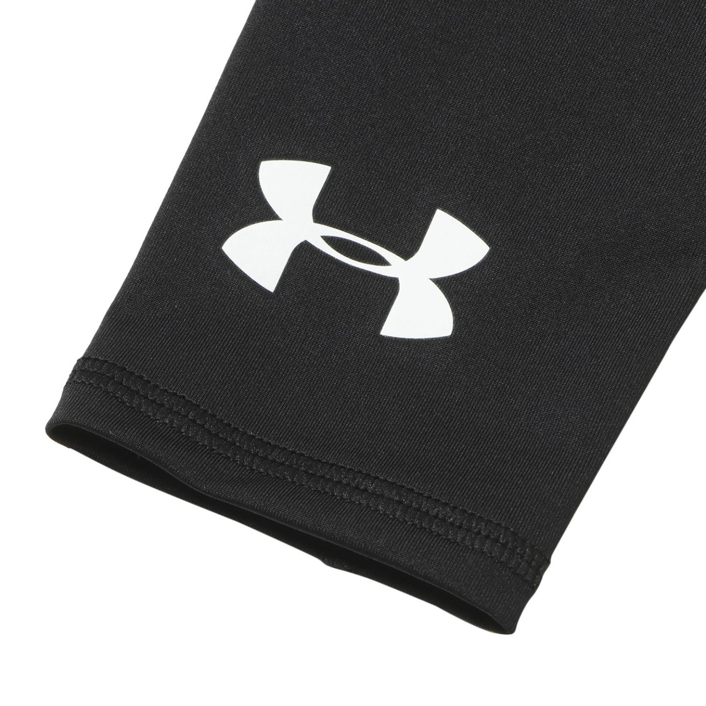 【UNDER ARMOUR】 アンダーアーマー HEATGEAR ARM SLEEVES 3490 H/G ARMスリーブ 1313490 001BLK/WHT 001BLK/WHT