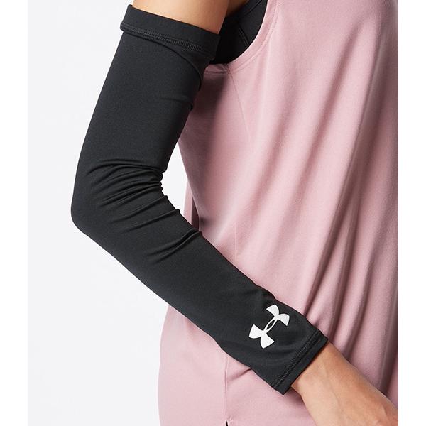 【UNDER ARMOUR】 アンダーアーマー HEATGEAR ARM SLEEVES 3490 H/G ARMスリーブ 1313490 001BLK/WHT 001BLK/WHT