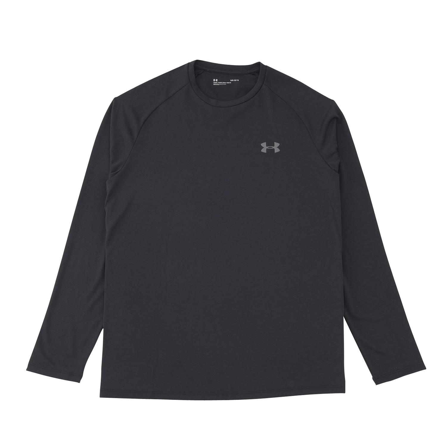 【UNDER ARMOURウェア】 アンダーアーマーウェア M UA Tech 2.0 LS ロングスリーブ 1358562 001BLK/GPH 001BLK/GPH