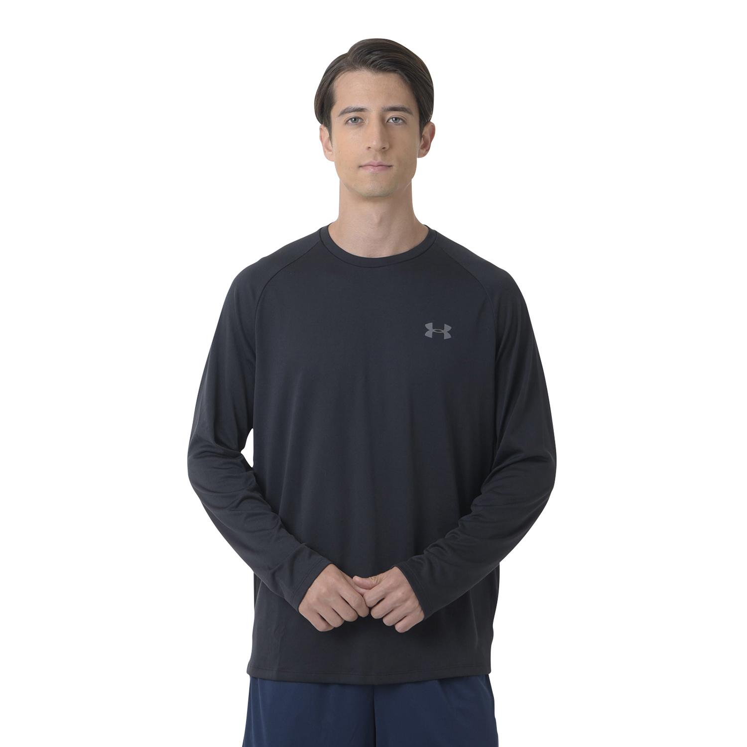 【UNDER ARMOURウェア】 アンダーアーマーウェア M UA Tech 2.0 LS ロングスリーブ 1358562 001BLK/GPH 001BLK/GPH