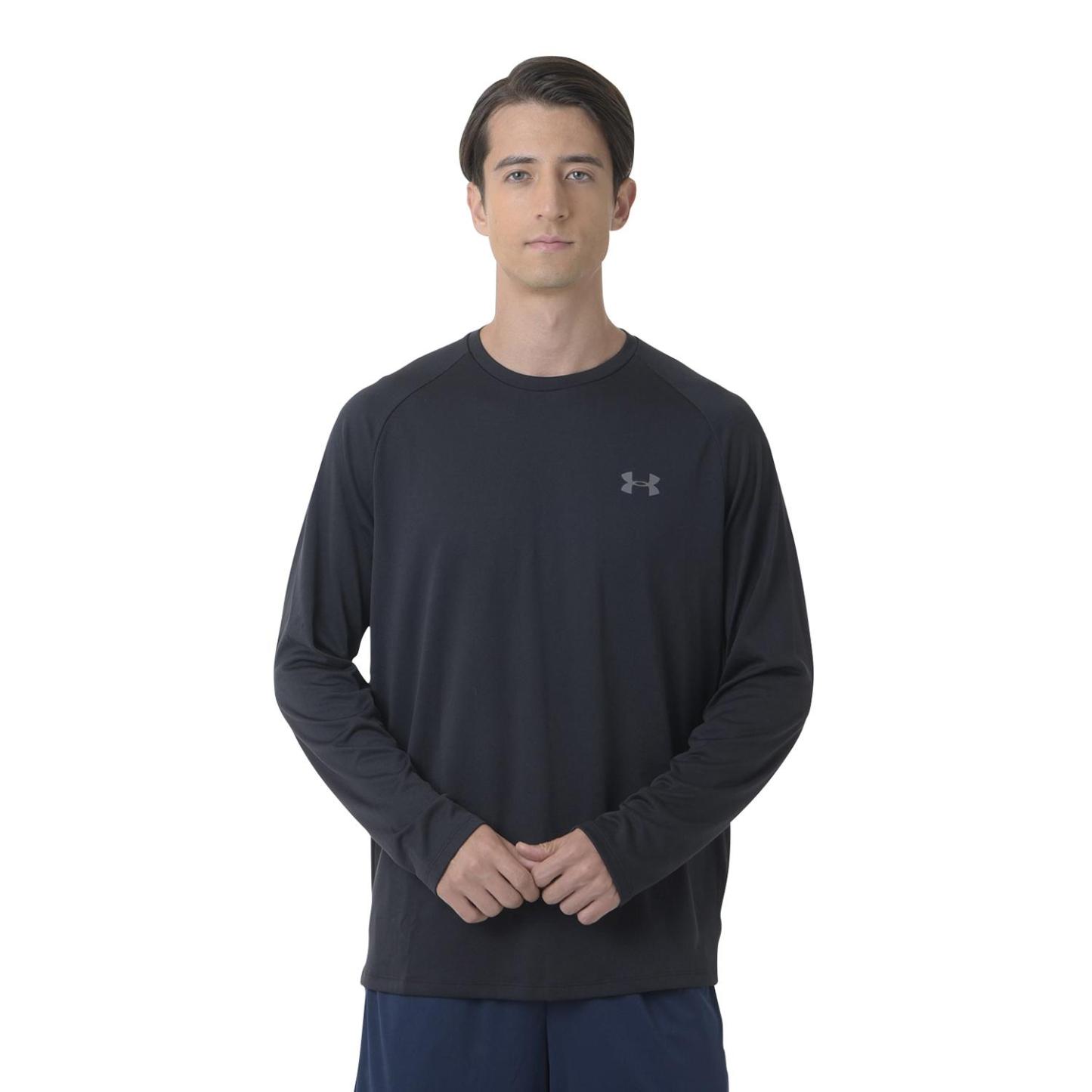 【UNDER ARMOURウェア】 アンダーアーマーウェア M UA Tech 2.0 LS ロングスリーブ 1358562 001BLK/GPH 001BLK/GPH