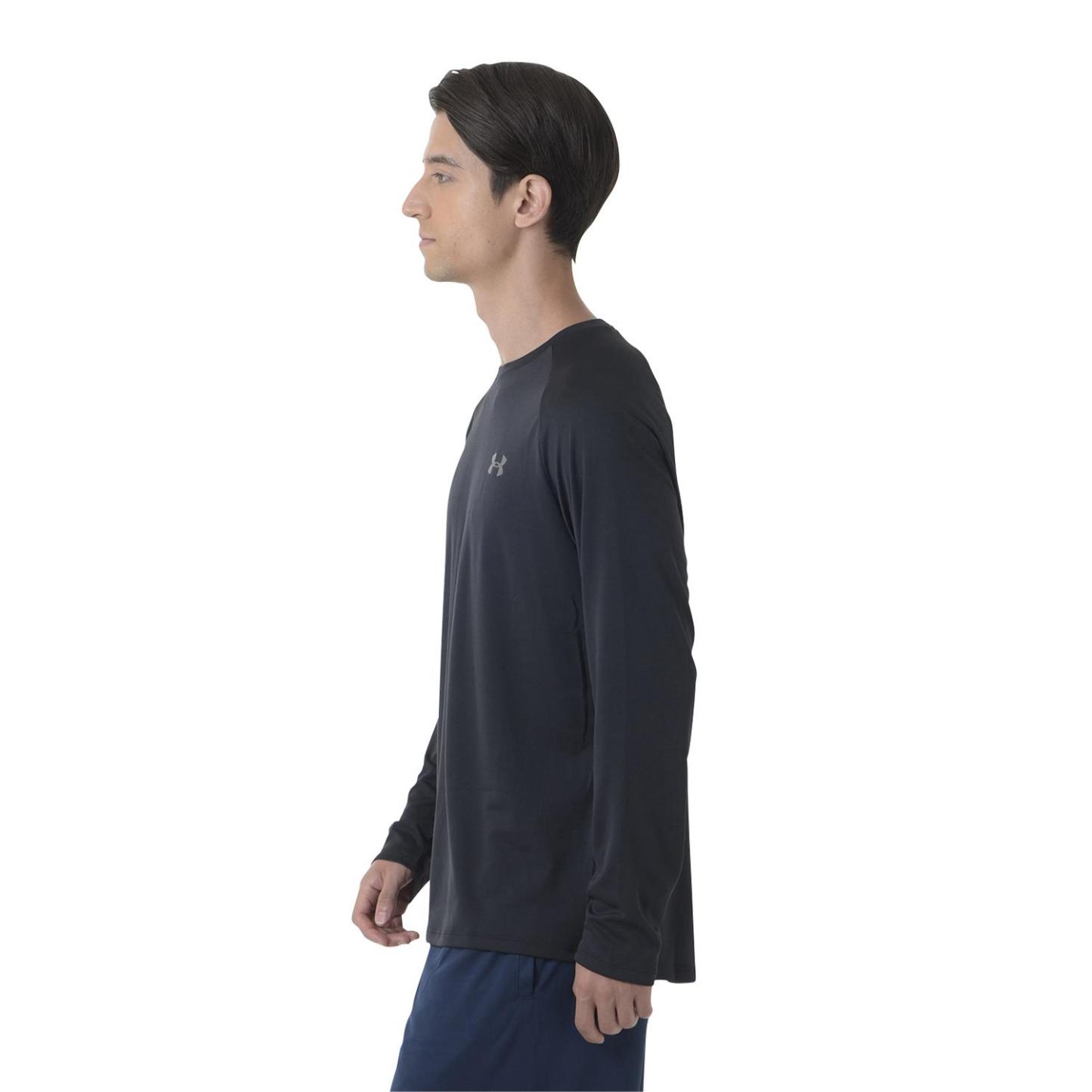 【UNDER ARMOURウェア】 アンダーアーマーウェア M UA Tech 2.0 LS ロングスリーブ 1358562 001BLK/GPH 001BLK/GPH