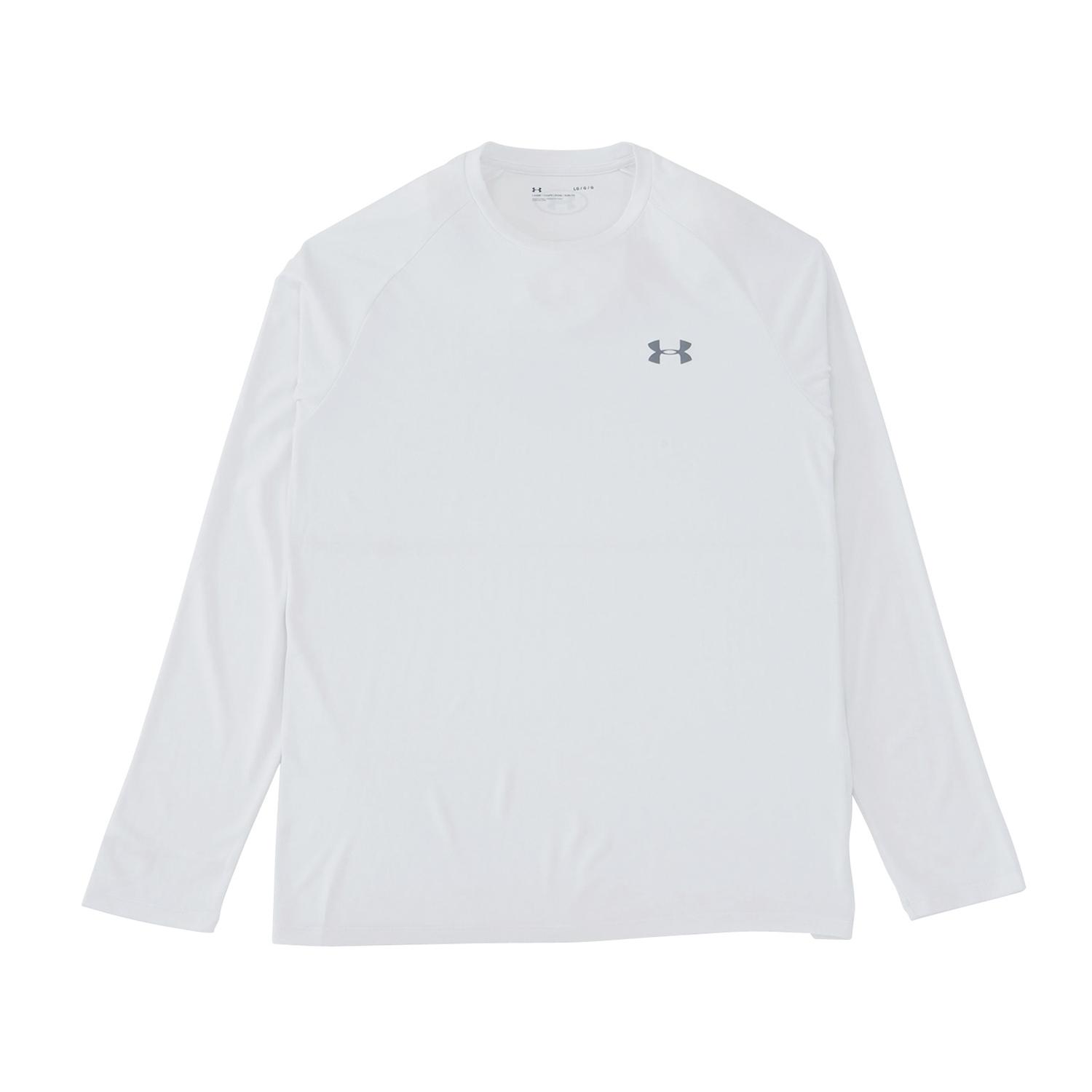【UNDER ARMOURウェア】 アンダーアーマーウェア M UA Tech 2.0 LS ロングスリーブ 1358562 001BLK/GPH 100WHT