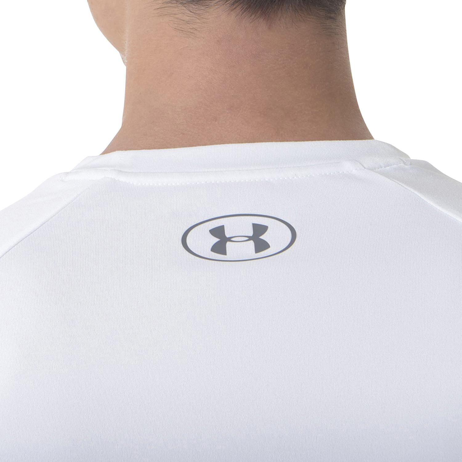 【UNDER ARMOURウェア】 アンダーアーマーウェア M UA Tech 2.0 LS ロングスリーブ 1358562 001BLK/GPH 100WHT