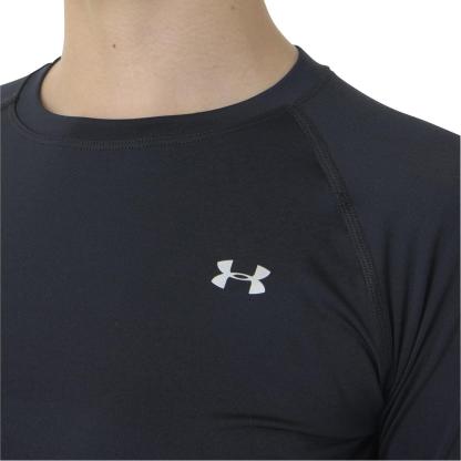 レディース 【UNDER ARMOURウェア】 アンダーアーマーウェア W HEATGEAR COMPRESSION CREW ロングスリーブ 1358604 001BLACK 001BLACK