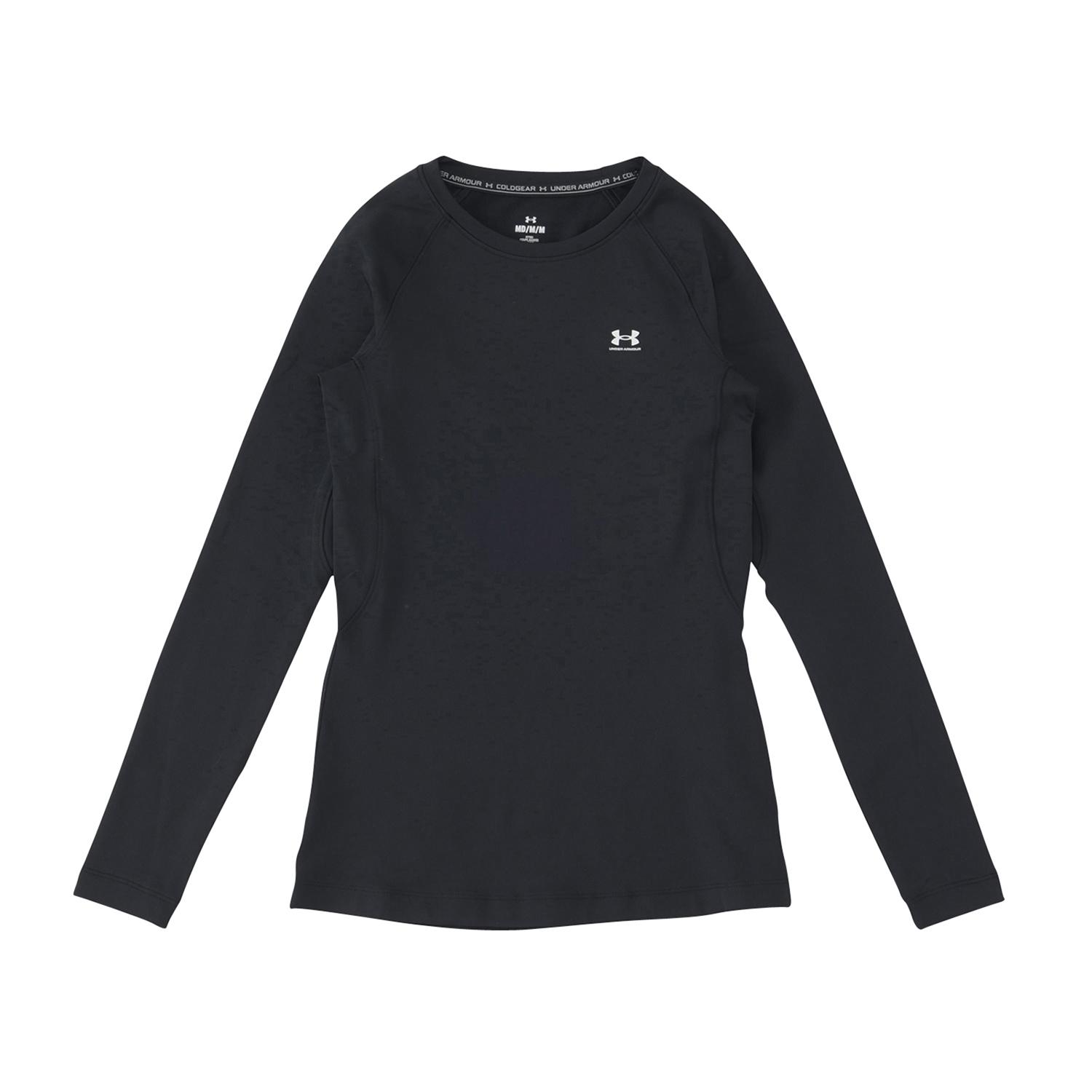 レディース 【UNDER ARMOURウェア】 アンダーアーマーウェア W UA CG ARMOUR CREW 5480 CG CREW L/S 1375480 001BLK 001BLK