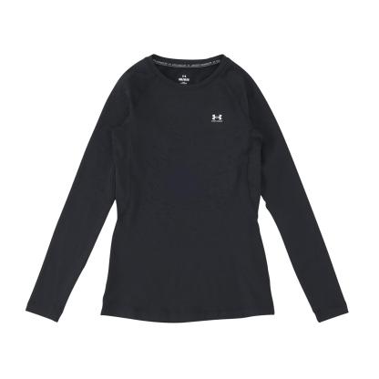 レディース 【UNDER ARMOURウェア】 アンダーアーマーウェア W UA CG ARMOUR CREW 5480 CG CREW L/S 1375480 001BLK 001BLK