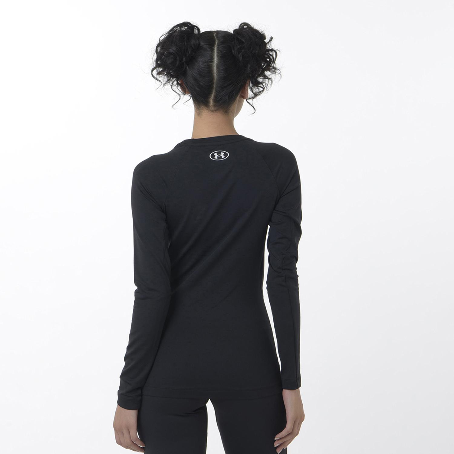 レディース 【UNDER ARMOURウェア】 アンダーアーマーウェア W UA CG ARMOUR CREW 5480 CG CREW L/S 1375480 001BLK 001BLK