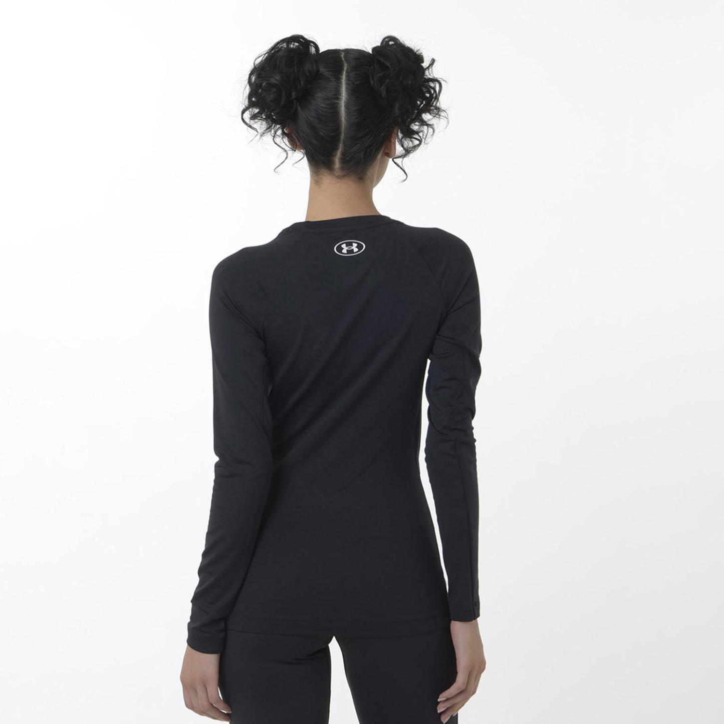 レディース 【UNDER ARMOURウェア】 アンダーアーマーウェア W UA CG ARMOUR CREW 5480 CG CREW L/S 1375480 001BLK 001BLK