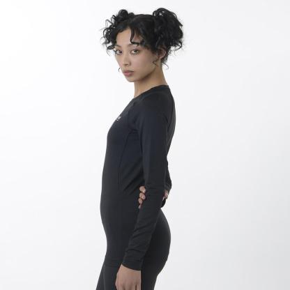 レディース 【UNDER ARMOURウェア】 アンダーアーマーウェア W UA CG ARMOUR CREW 5480 CG CREW L/S 1375480 001BLK 001BLK