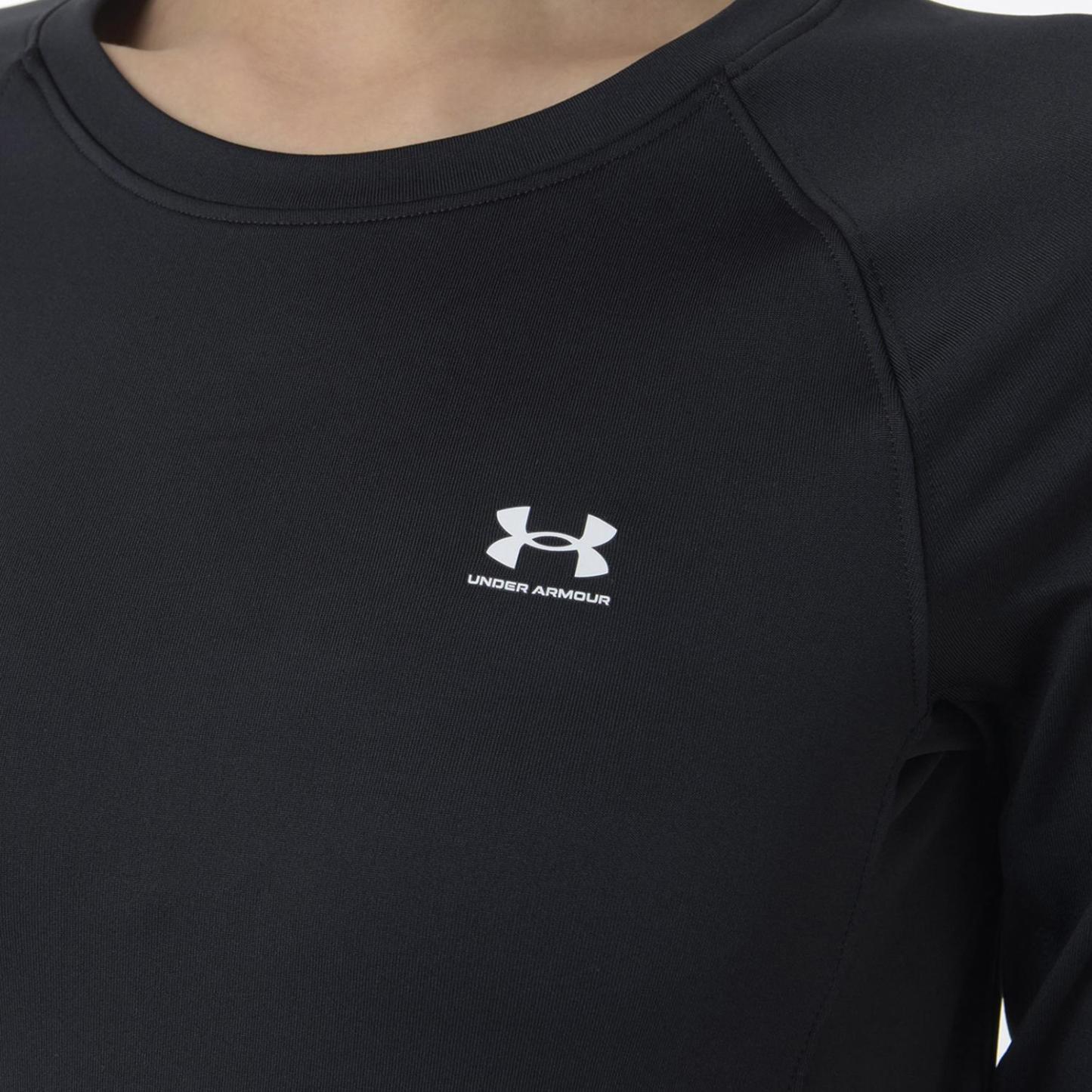 レディース 【UNDER ARMOURウェア】 アンダーアーマーウェア W UA CG ARMOUR CREW 5480 CG CREW L/S 1375480 001BLK 001BLK