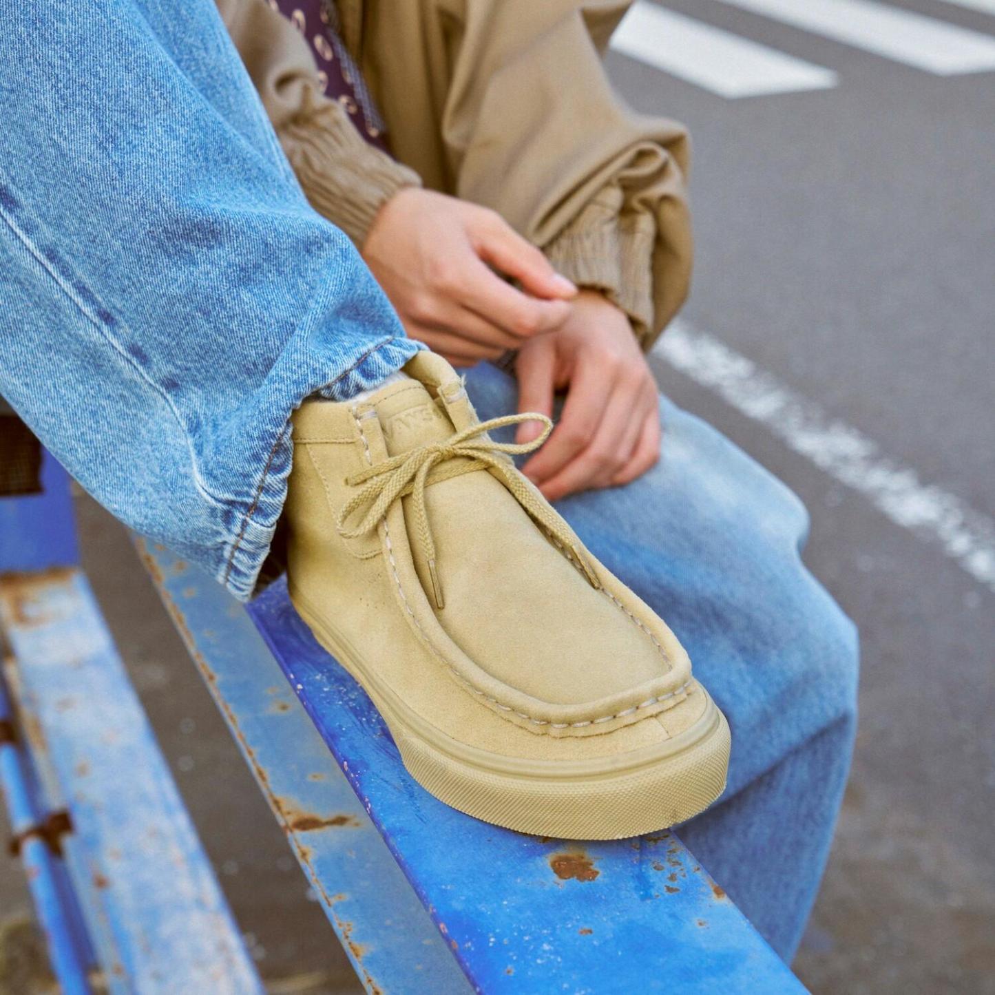 【VANS】 ヴァンズ CARVER カーバー V396 SAND/GUM SAND BEG