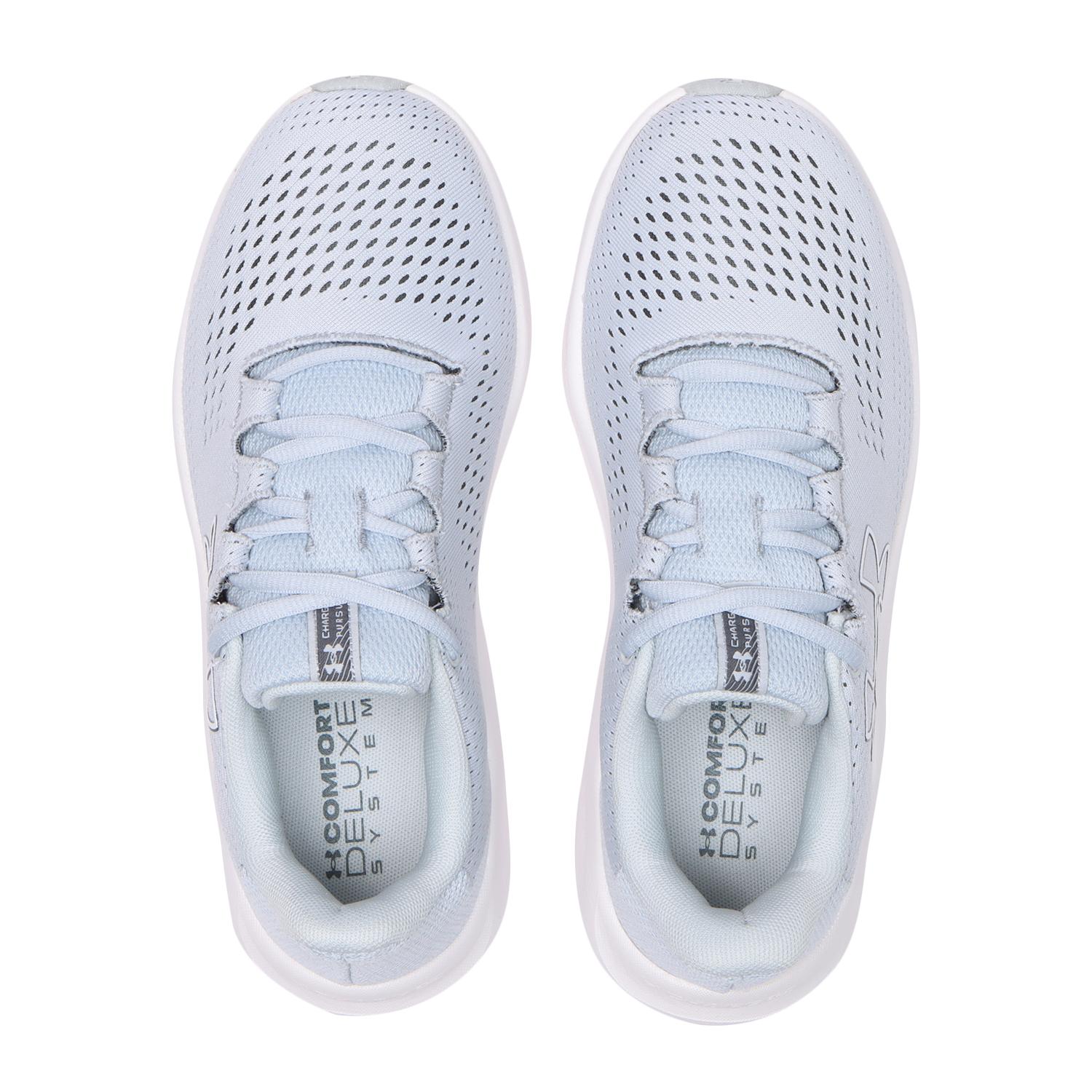 レディース 【UNDER ARMOUR】 アンダーアーマー W UA W Charged Pursuit 3 BL チャージド パスート3 ビックロゴ 3026523 ABC-MART限定 100HGY/HGY/WHT 100HGY/HGY/WHT