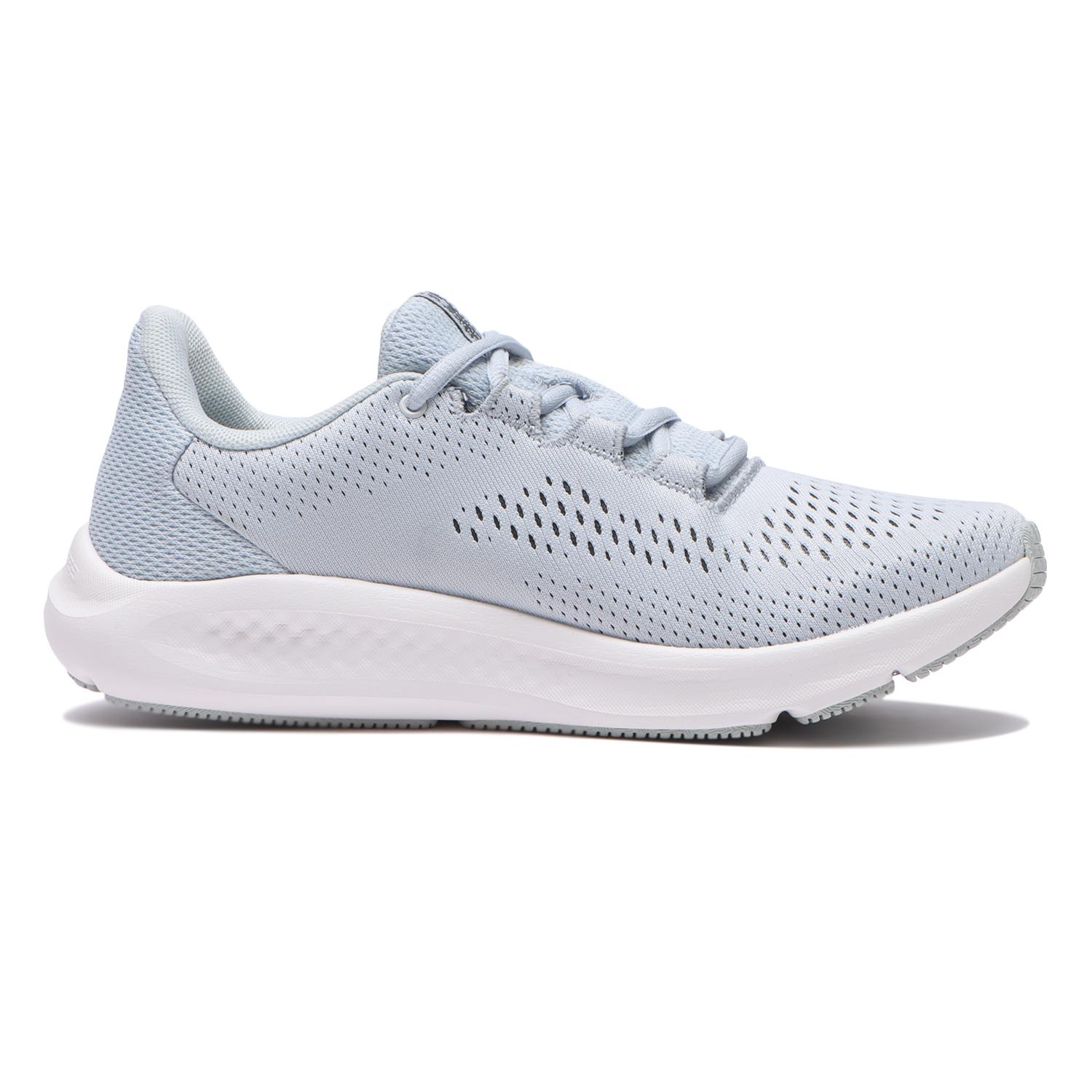レディース 【UNDER ARMOUR】 アンダーアーマー W UA W Charged Pursuit 3 BL チャージド パスート3 ビックロゴ 3026523 ABC-MART限定 100HGY/HGY/WHT 100HGY/HGY/WHT