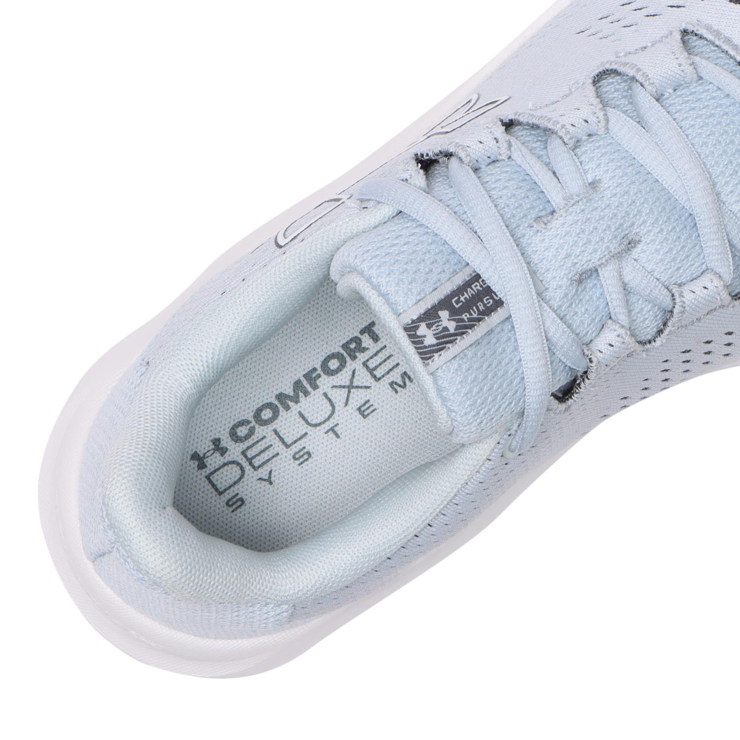 レディース 【UNDER ARMOUR】 アンダーアーマー W UA W Charged Pursuit 3 BL チャージド パスート3 ビックロゴ 3026523 ABC-MART限定 100HGY/HGY/WHT 100HGY/HGY/WHT