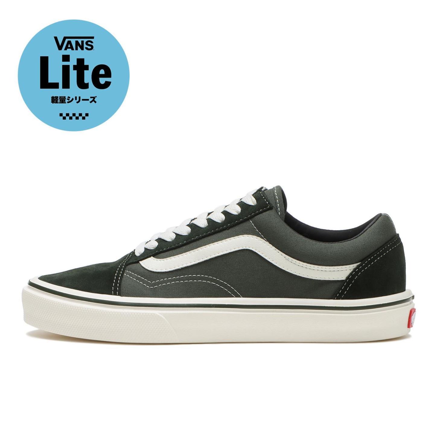 【VANS】 ヴァンズ OLD SKOOL LITE オールドスクールライト V36 LITE BROWN/ECRU GREEN/WHISPER