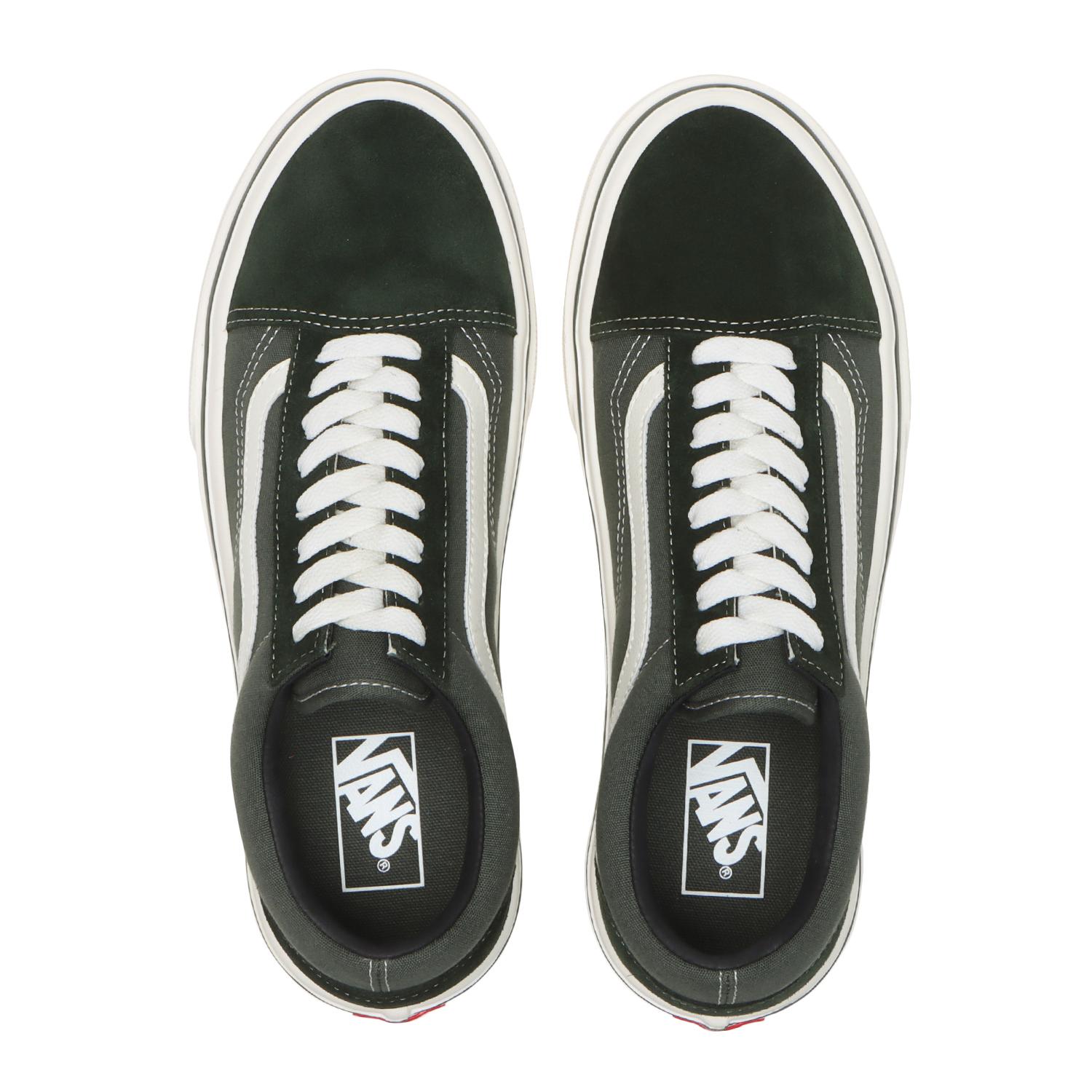 【VANS】 ヴァンズ OLD SKOOL LITE オールドスクールライト V36 LITE BROWN/ECRU GREEN/WHISPER