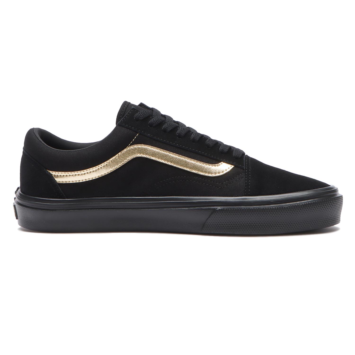 【VANS】 ヴァンズ OLD SKOOL LITE オールドスクールライト V36 LITE BROWN/ECRU BLACK/BLK/GOLD