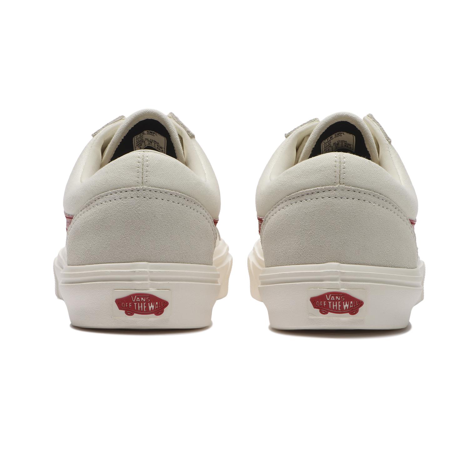 【VANS】 ヴァンズ OLD SKOOL LITE オールドスクールライト V36 LITE BROWN/ECRU MARSML/RED