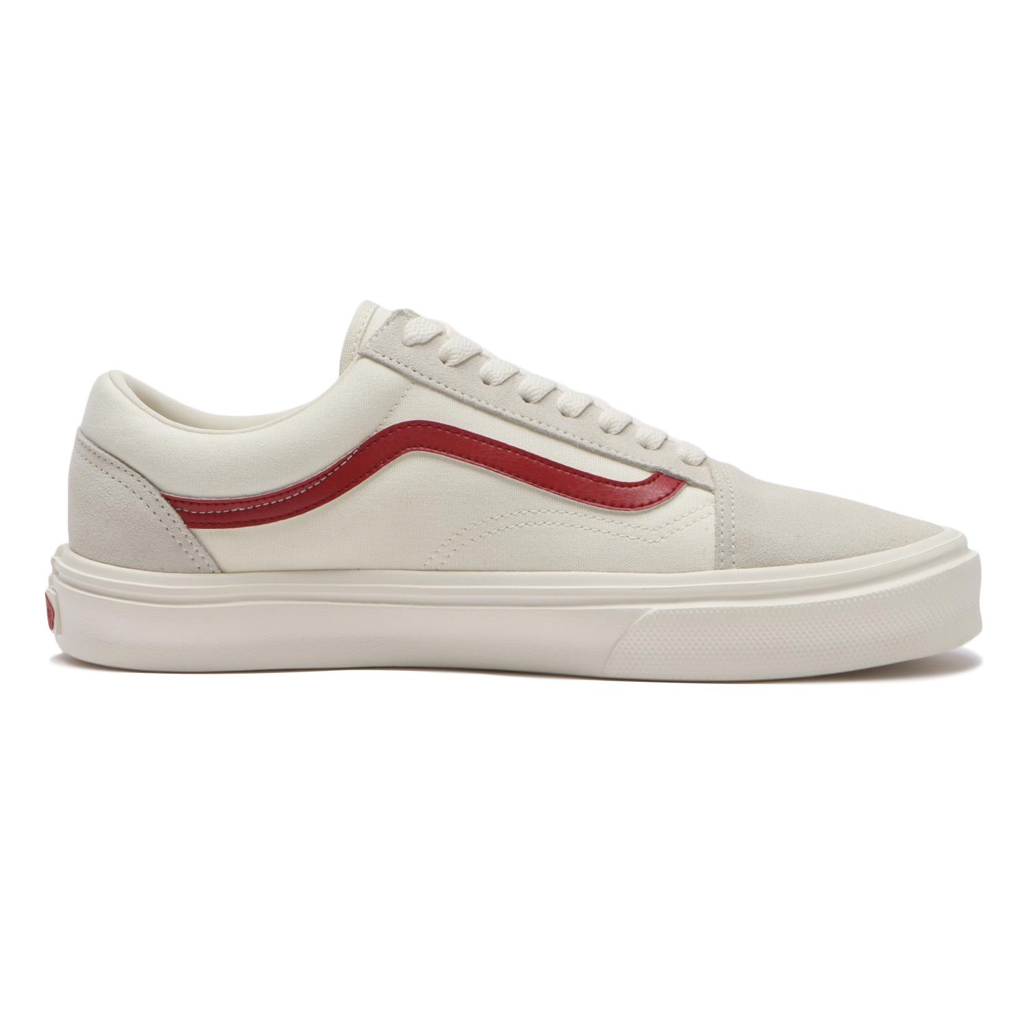 【VANS】 ヴァンズ OLD SKOOL LITE オールドスクールライト V36 LITE BROWN/ECRU MARSML/RED