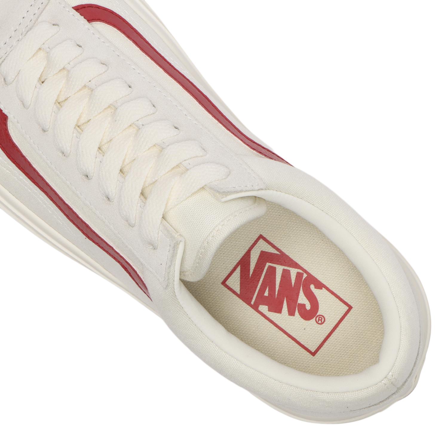 【VANS】 ヴァンズ OLD SKOOL LITE オールドスクールライト V36 LITE BROWN/ECRU MARSML/RED