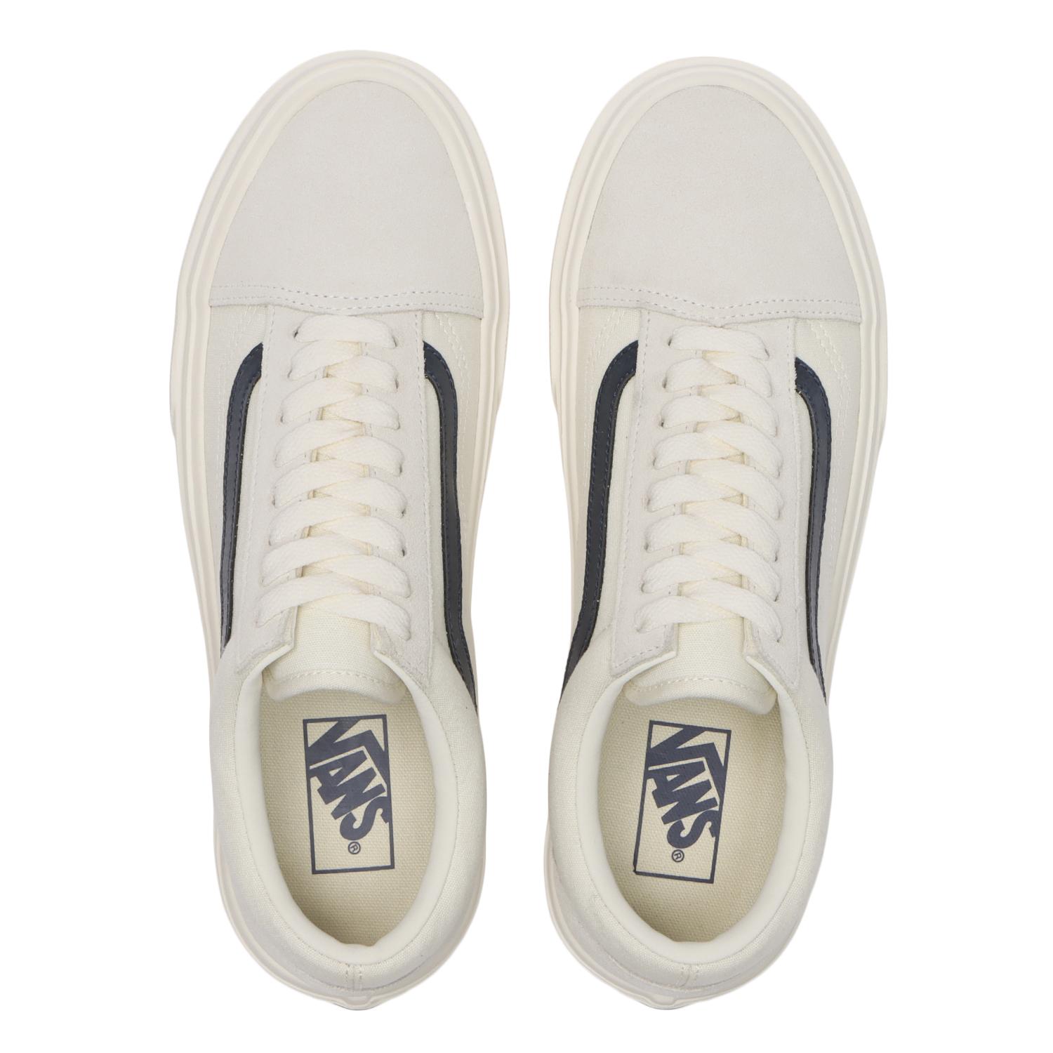 【VANS】 ヴァンズ OLD SKOOL LITE オールドスクールライト V36 LITE BROWN/ECRU MARSML/NAVY