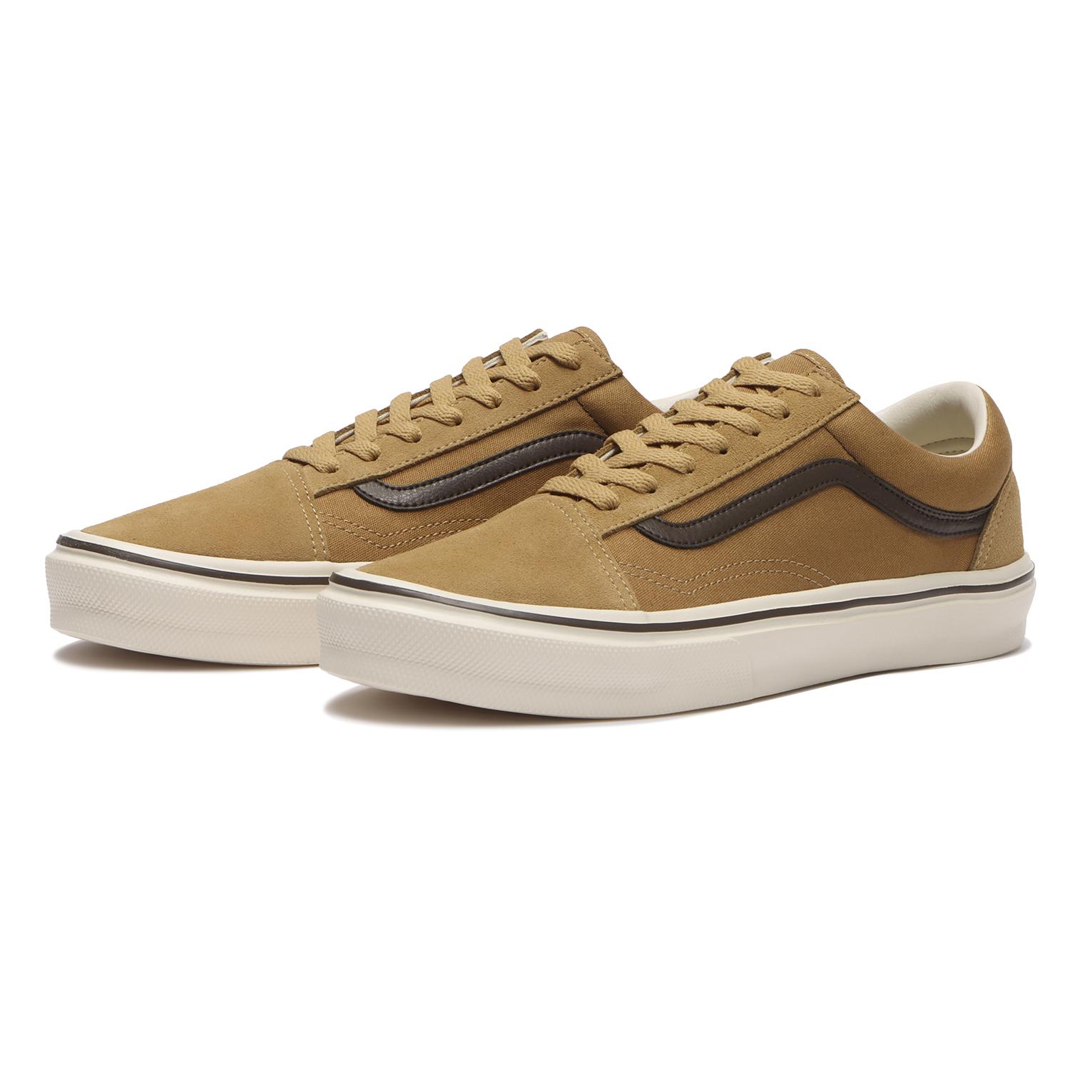 【VANS】 ヴァンズ OLD SKOOL LITE オールドスクールライト V36 LITE BROWN/ECRU BEIGE/BROWN