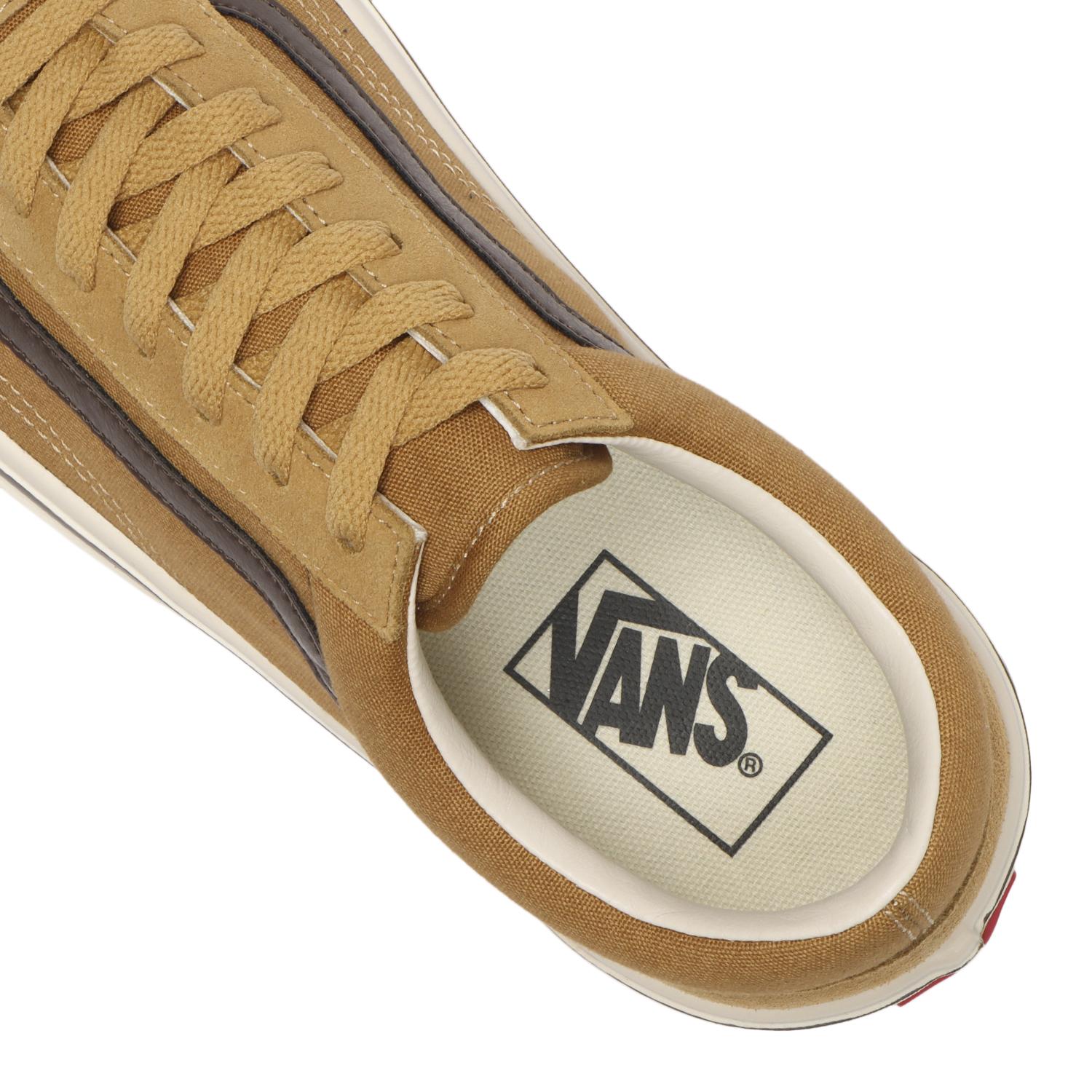 【VANS】 ヴァンズ OLD SKOOL LITE オールドスクールライト V36 LITE BROWN/ECRU BEIGE/BROWN