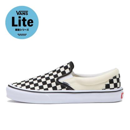 【VANS】 ヴァンズ SLIP ON LITE スリッポンライト V98 LITE MARSML/NAVY CHK BLK/WHT CHK