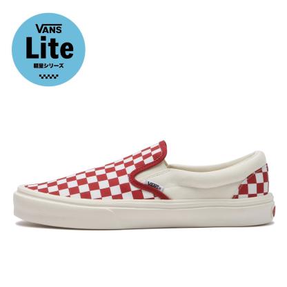 【VANS】 ヴァンズ SLIP ON LITE スリッポンライト V98 LITE MARSML/NAVY CHK MARSML/RED CHK