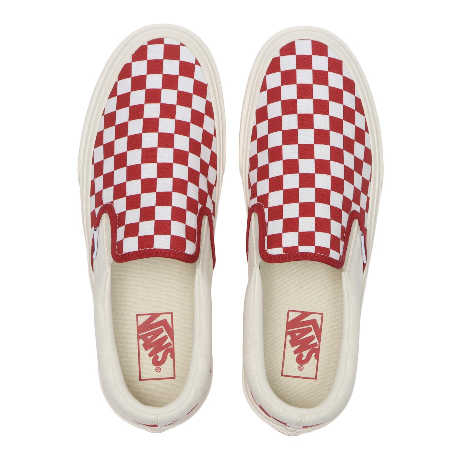【VANS】 ヴァンズ SLIP ON LITE スリッポンライト V98 LITE MARSML/NAVY CHK MARSML/RED CHK
