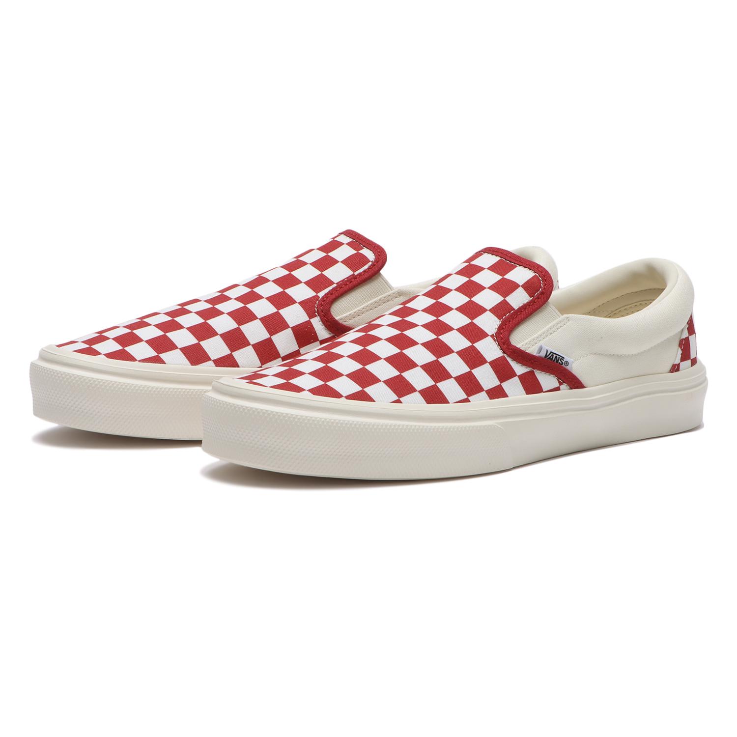 【VANS】 ヴァンズ SLIP ON LITE スリッポンライト V98 LITE MARSML/NAVY CHK MARSML/RED CHK