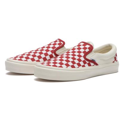 【VANS】 ヴァンズ SLIP ON LITE スリッポンライト V98 LITE MARSML/NAVY CHK MARSML/RED CHK
